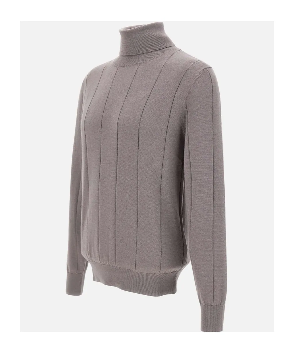 Ribbed Turtleneck Knitwear