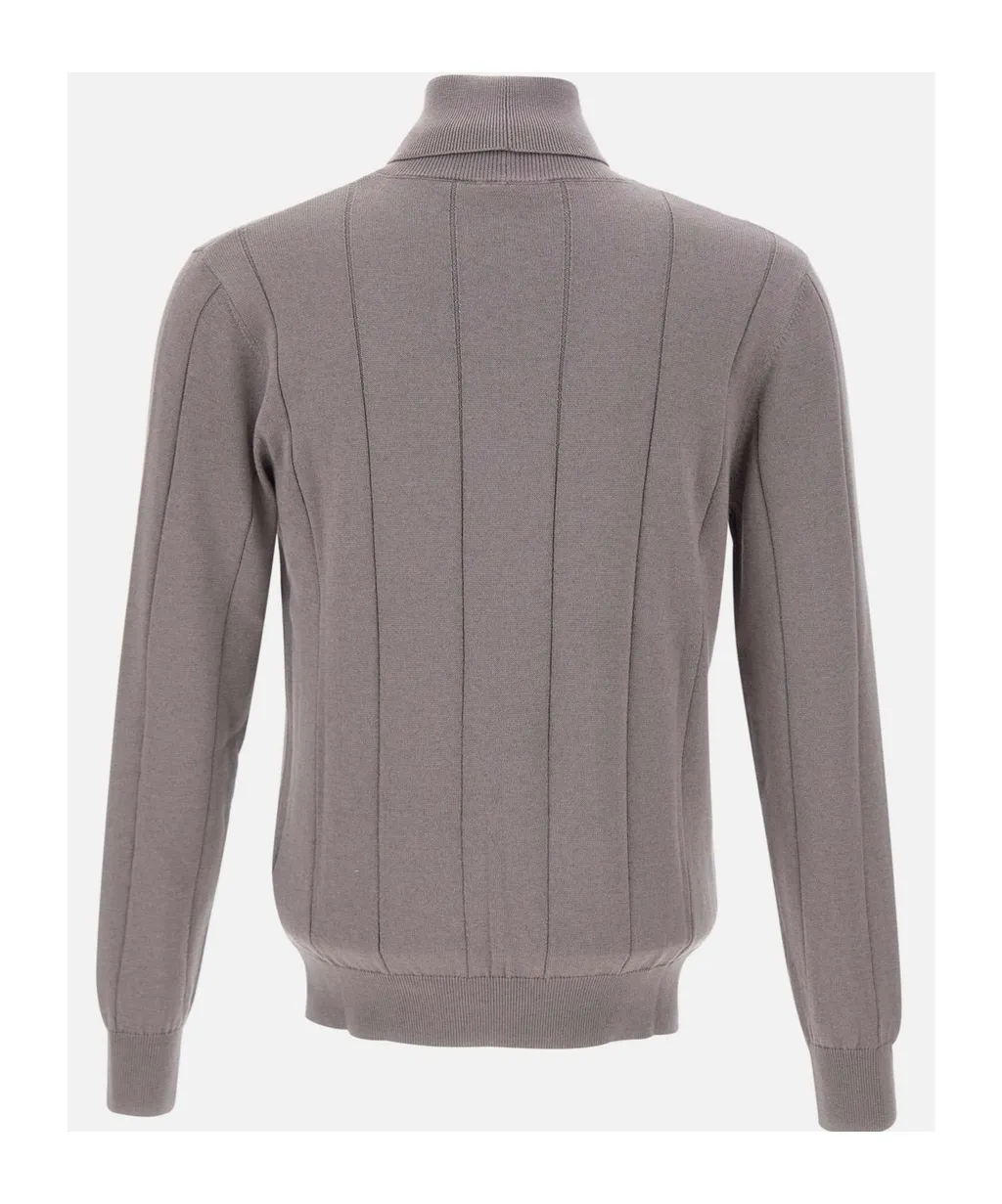 Ribbed Turtleneck Knitwear