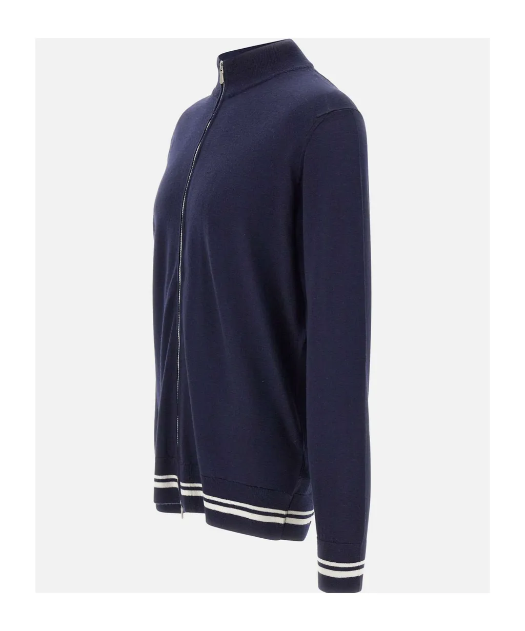Two-Way Zip Knitwear