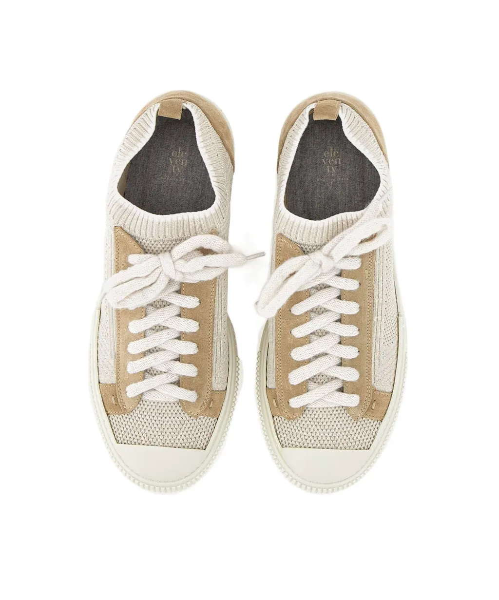 Mesh Suede Sneakers