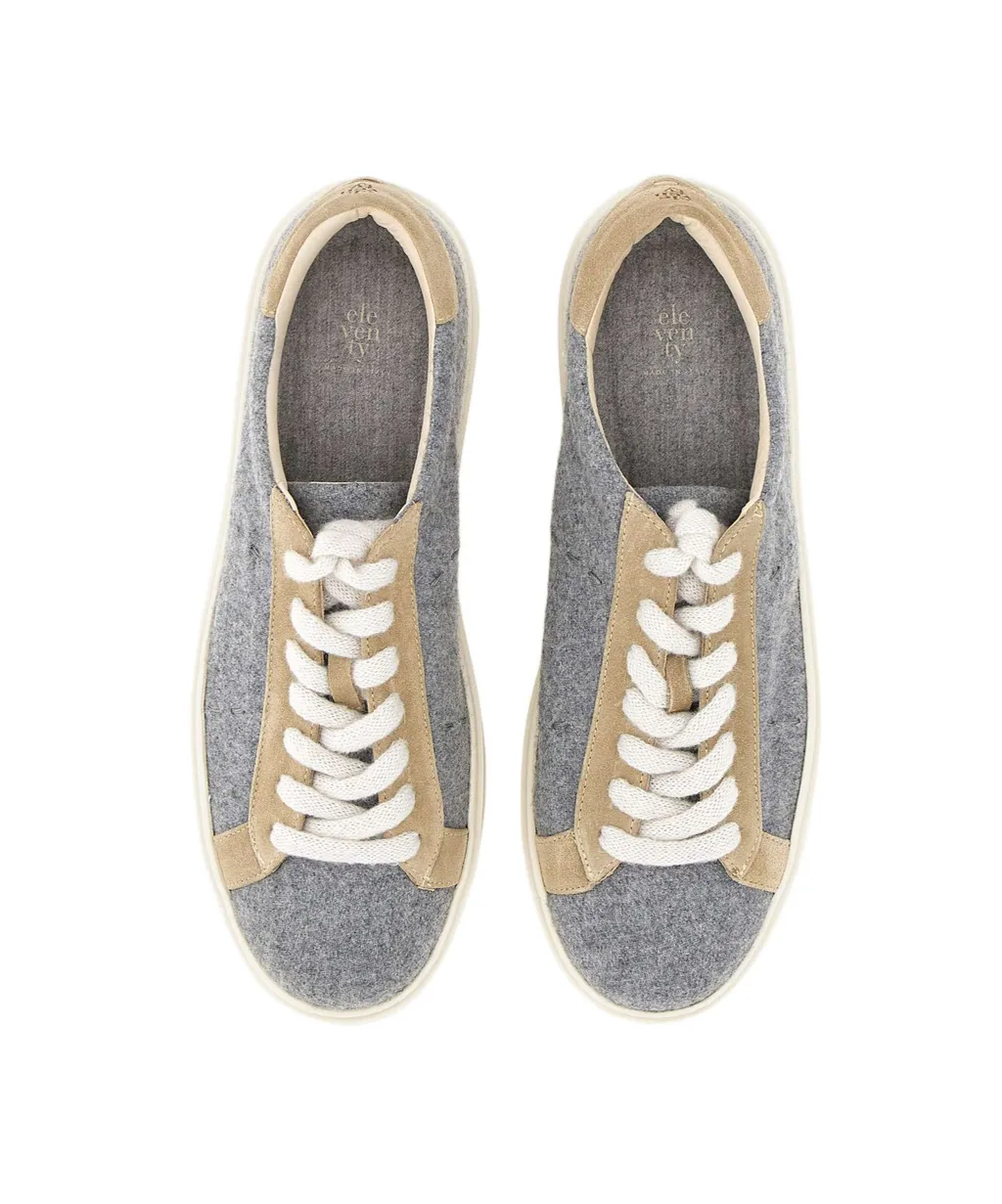 Felt Effect Sneakers