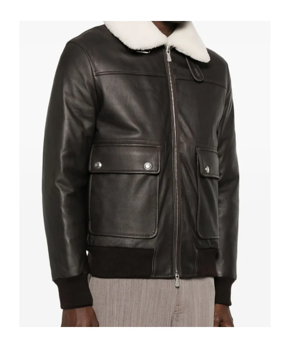 Shearling Bomber Jacket