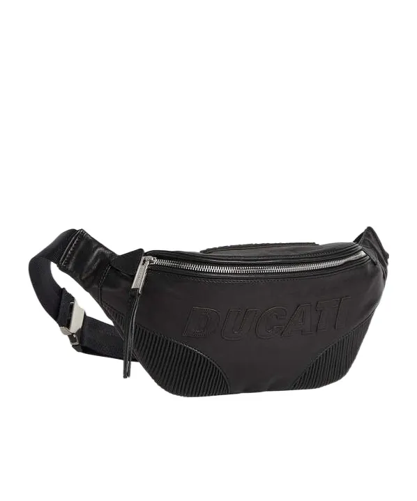 X Ducati Logo Patch Belt Bag