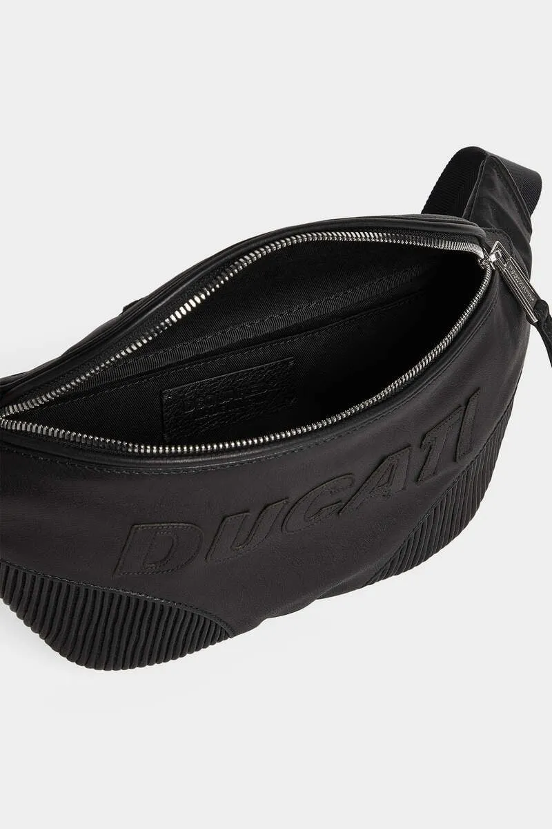 X Ducati Logo Patch Belt Bag
