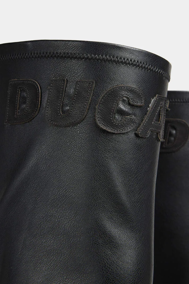 X Ducati Over-The-Knee Heeded Boots