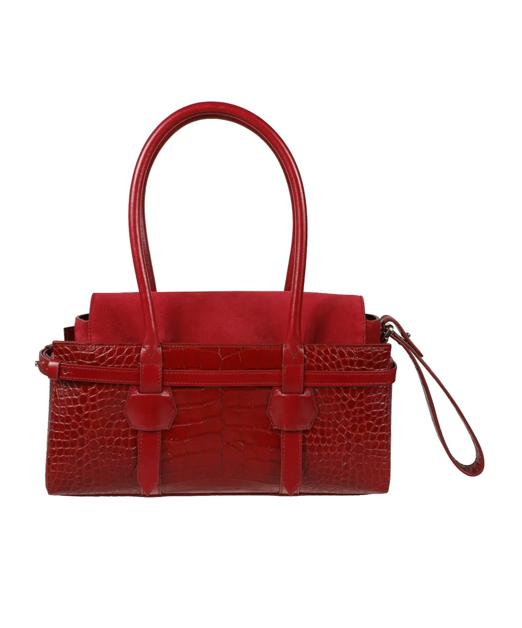 Logo Stamp Twin Shoulder Bag
