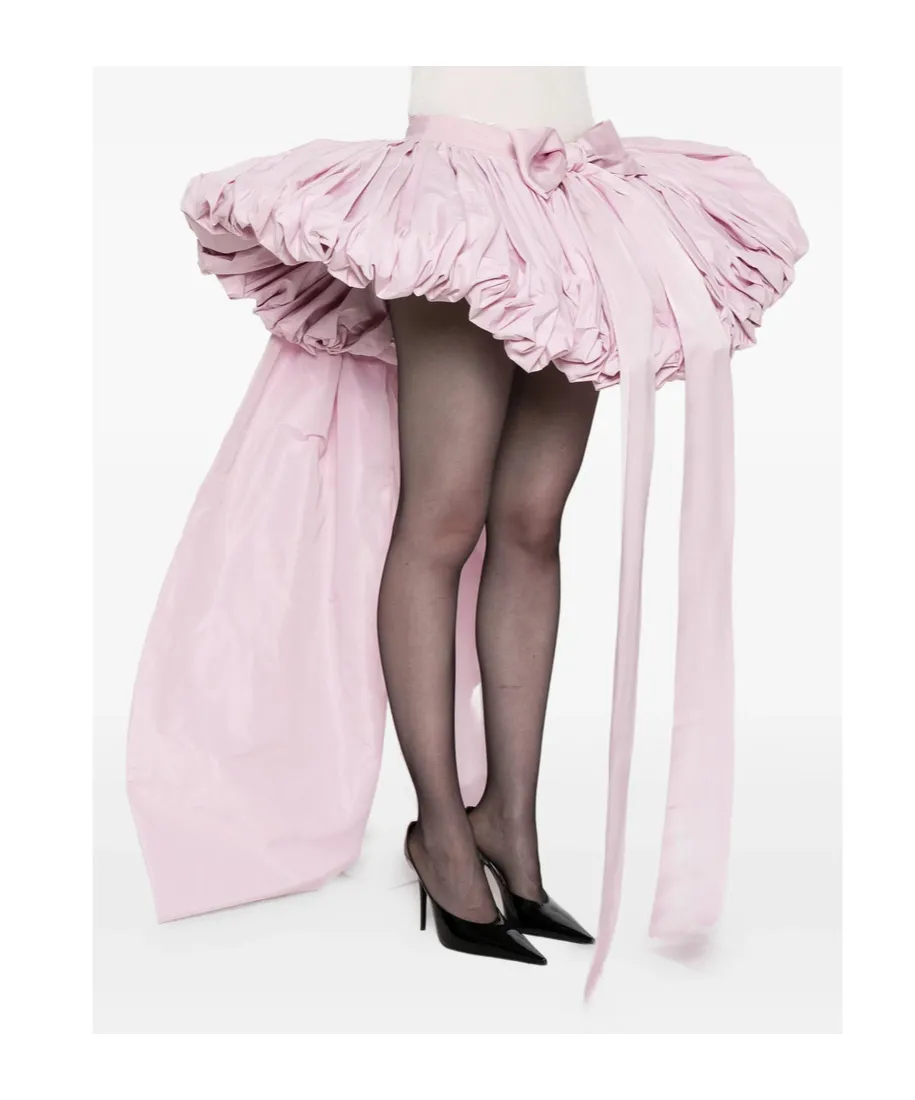 Bow-Embellished Skirt