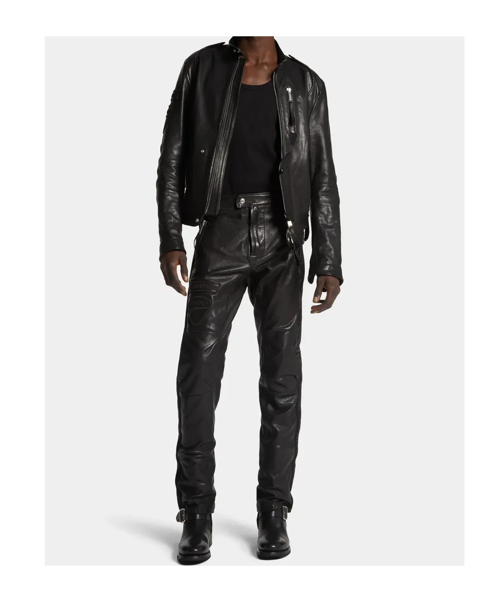 X Ducati Straight-Leg Sharpei Fit Biker Pants