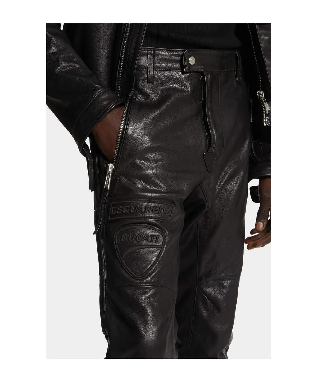 X Ducati Straight-Leg Sharpei Fit Biker Pants