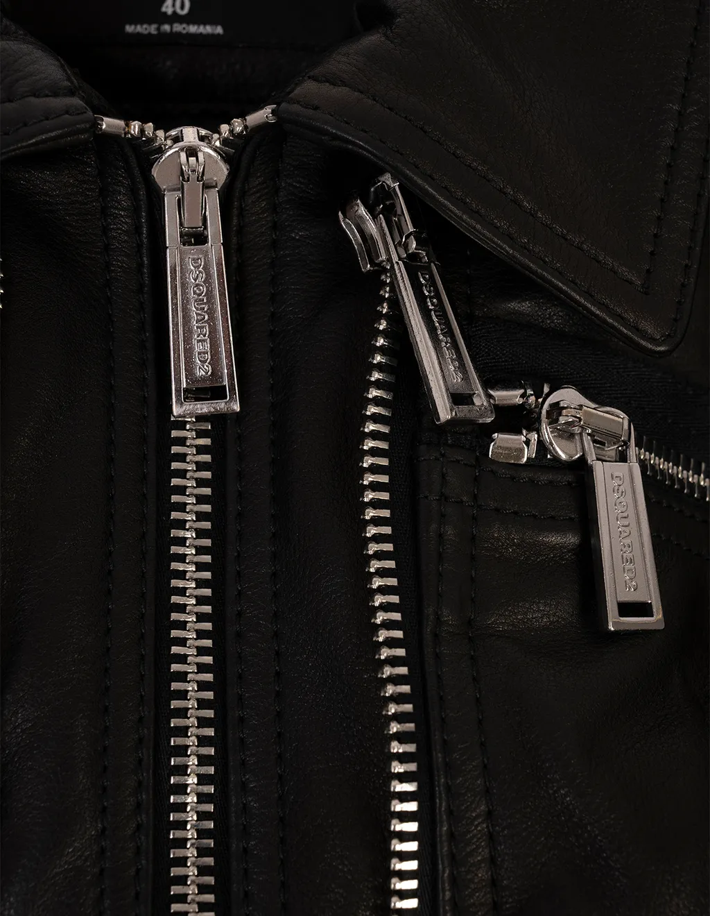 X Ducati Laced Leather Jacket