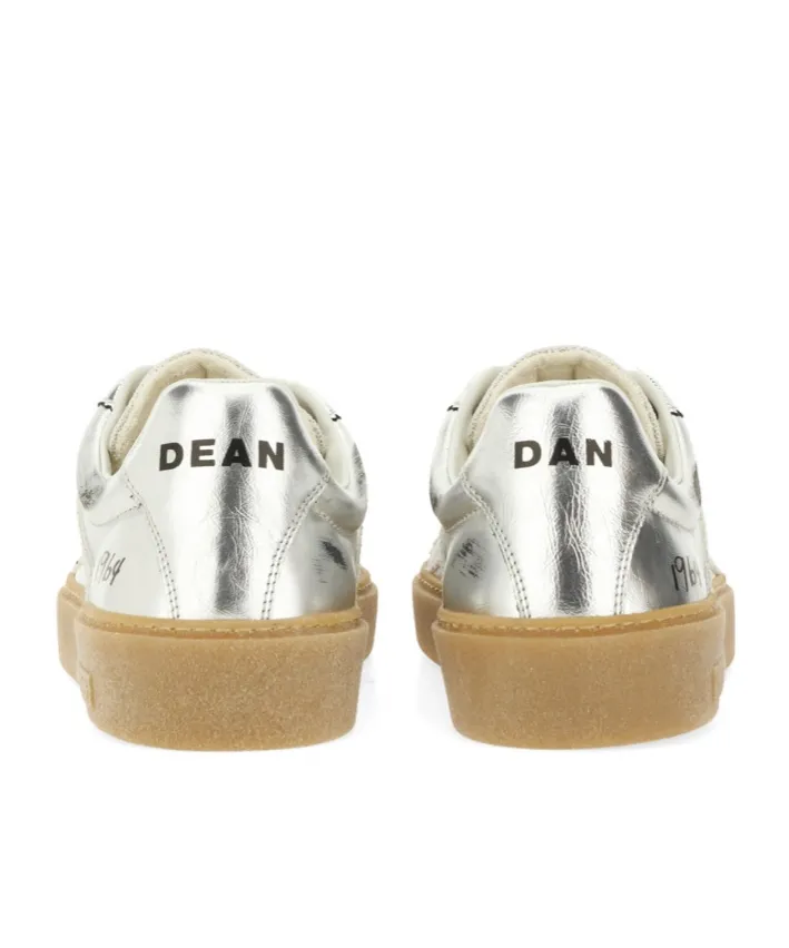 Round-Toe Lace-Up Sneakers