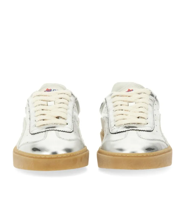Round-Toe Lace-Up Sneakers