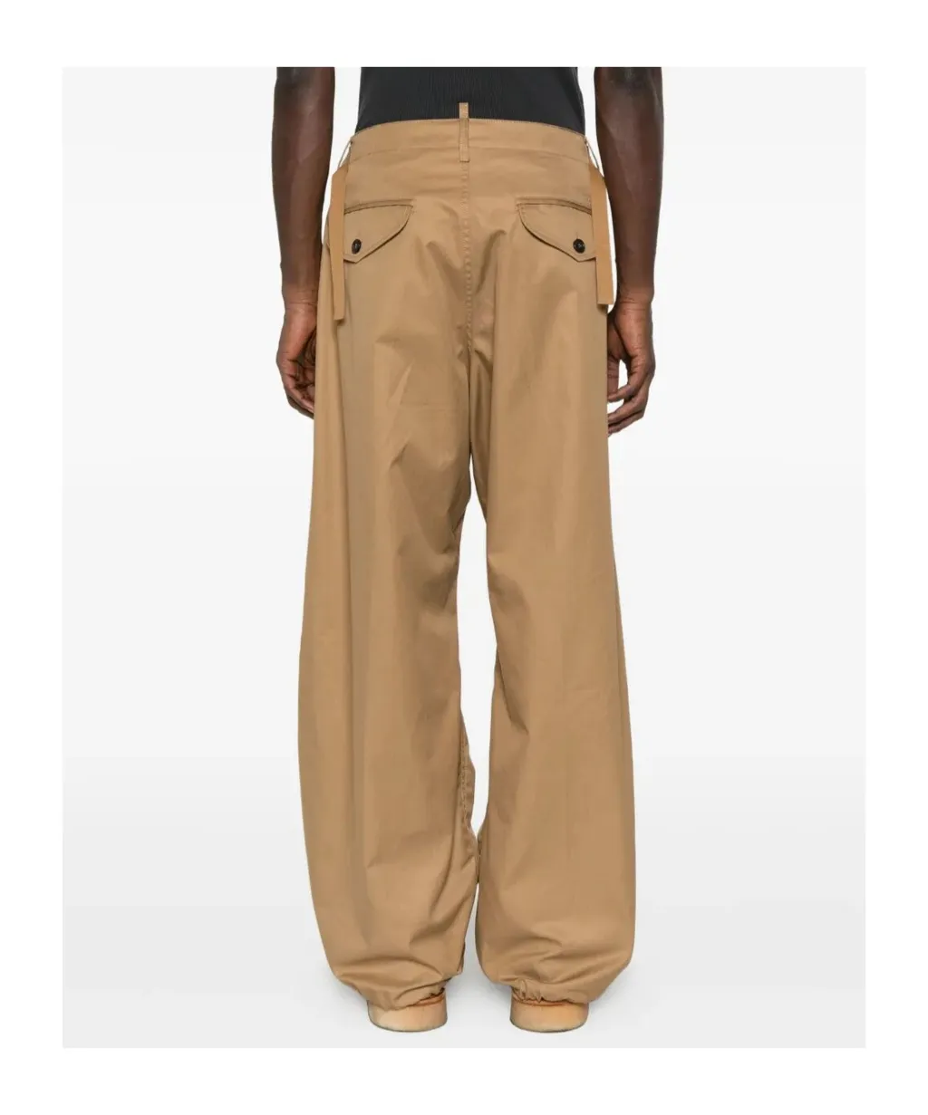 Side Belted Utility Trousers