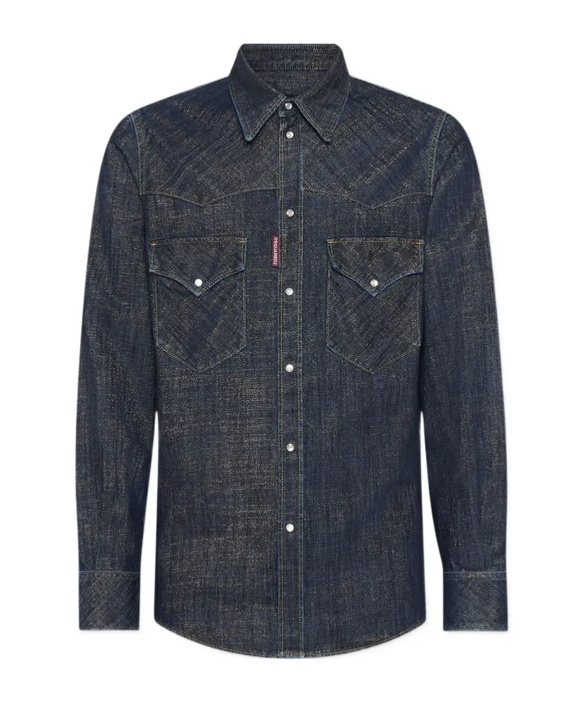 Flap Pocket Denim Shirt