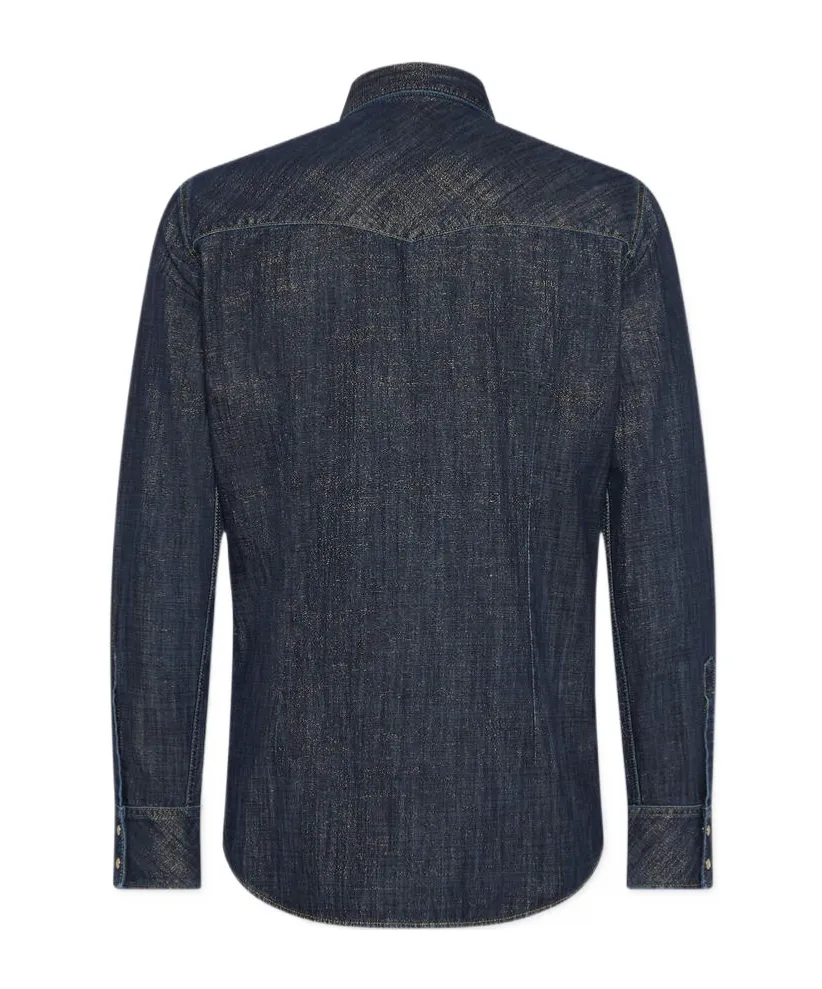 Flap Pocket Denim Shirt