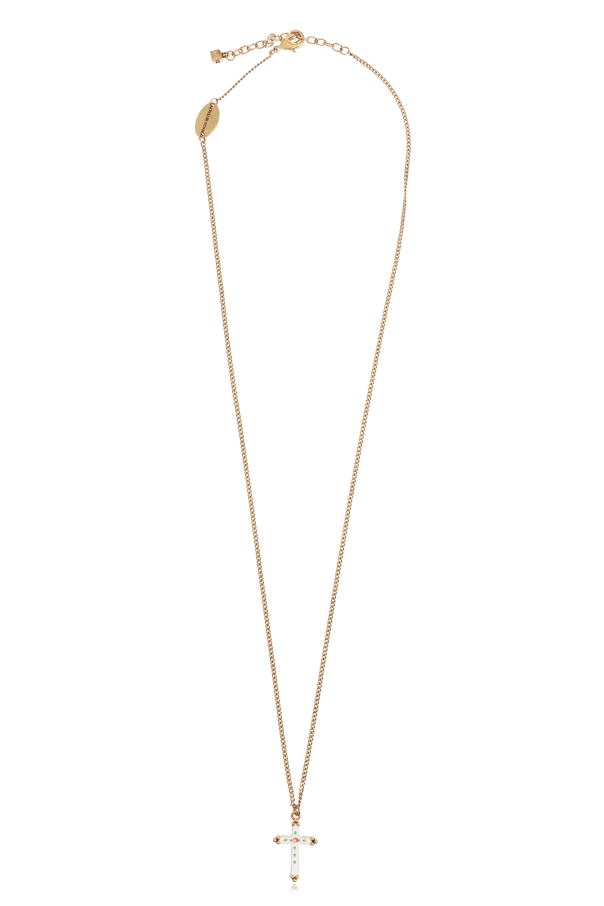 Enamel Cross Necklace