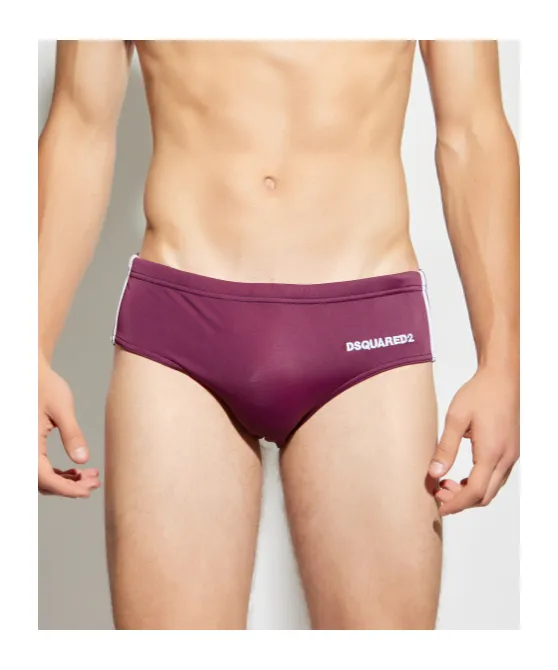 Elastic Waist Swim Trunks