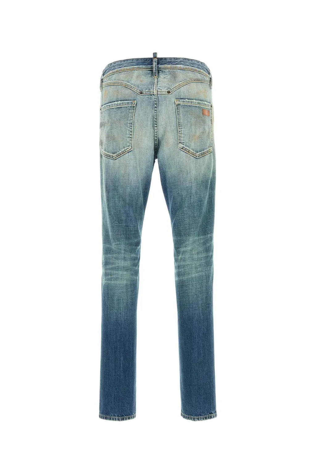 Faded Patchwork Jeans