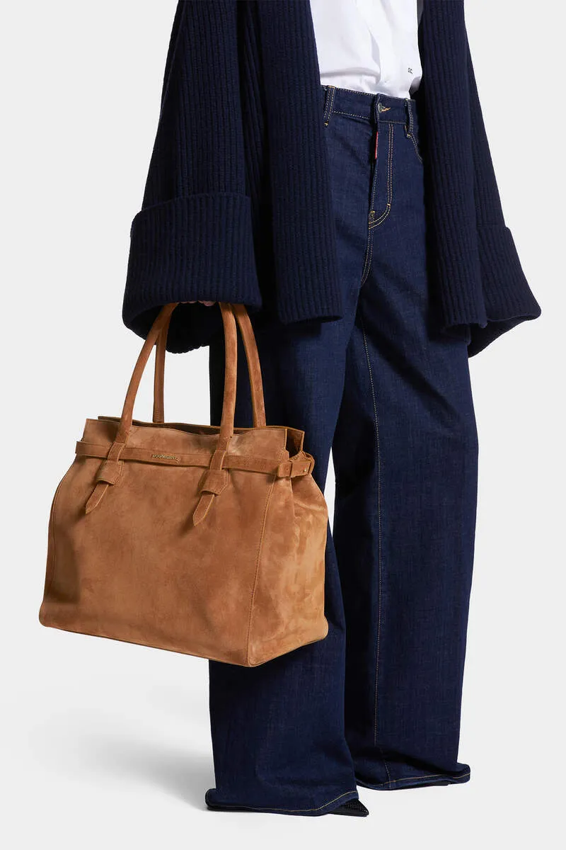 Suede Tote Bag