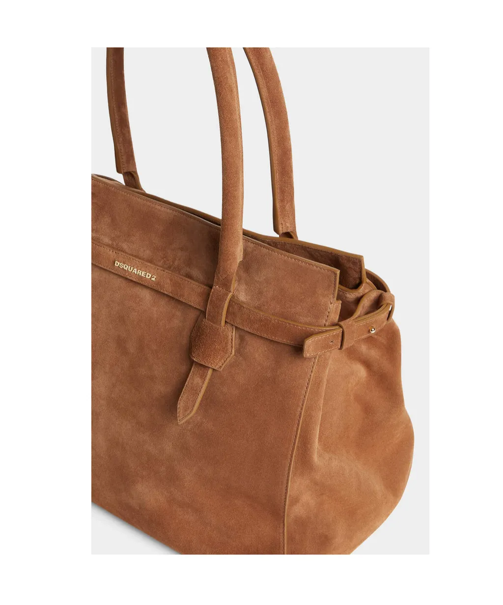 Suede Tote Bag