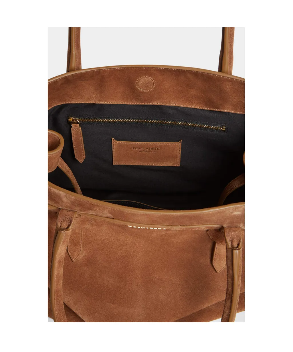 Suede Tote Bag