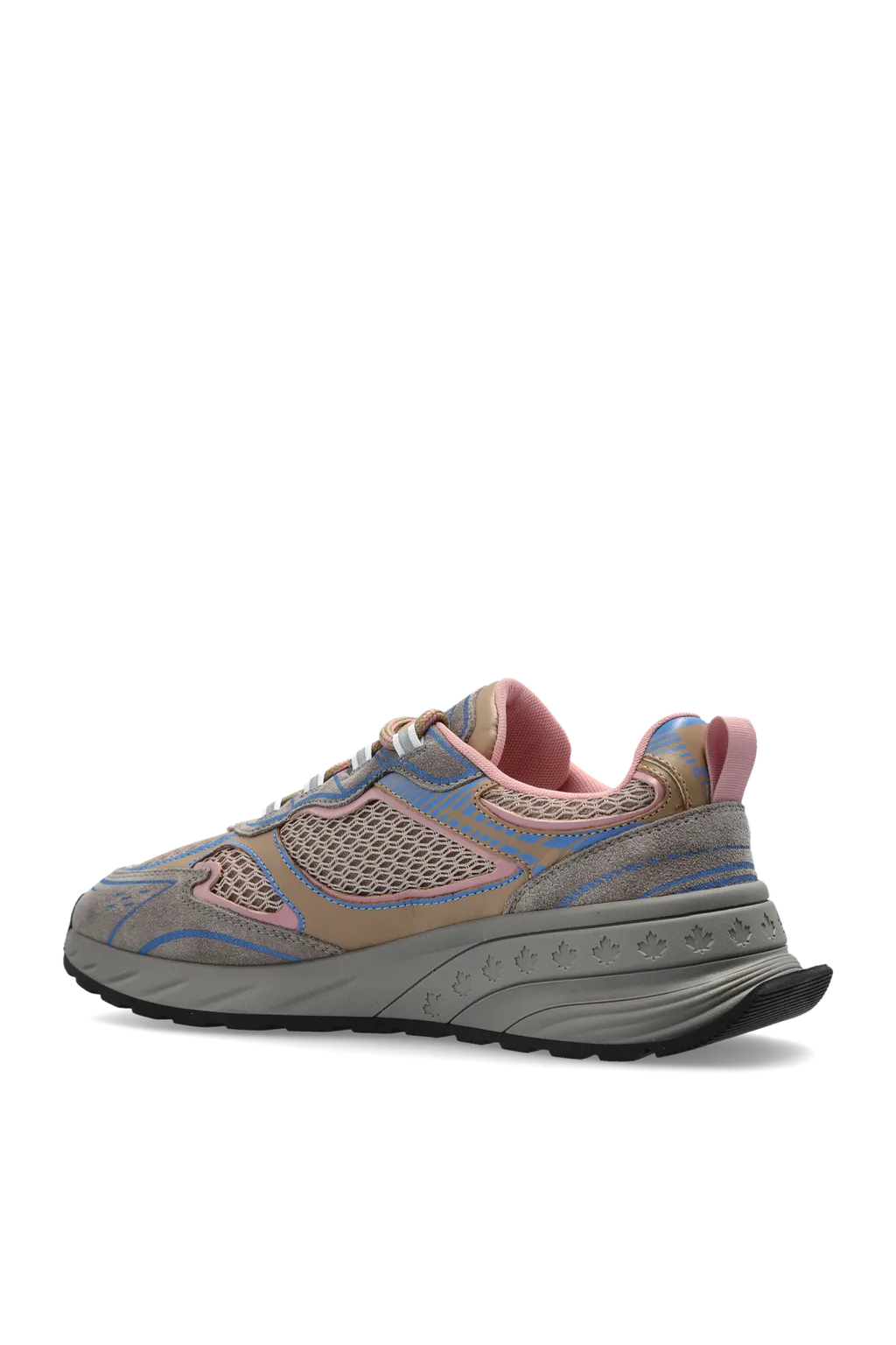 Sprinter Suede-Leather Mesh Sneakers
