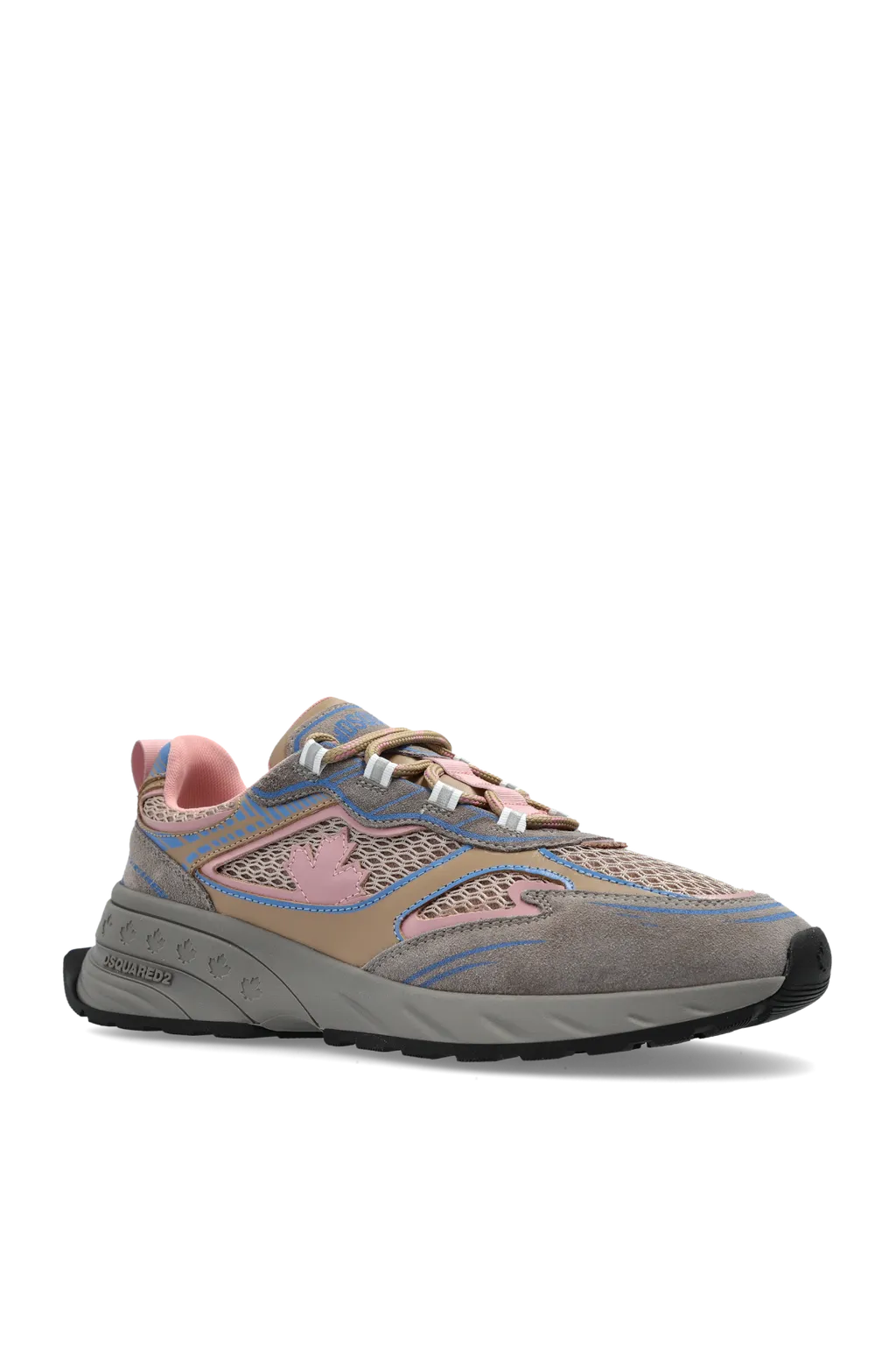 Sprinter Suede-Leather Mesh Sneakers