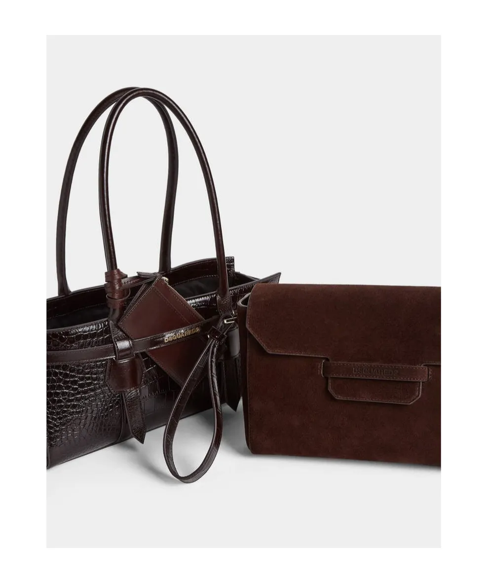 Logo Stamp Twin Shoulder Bag