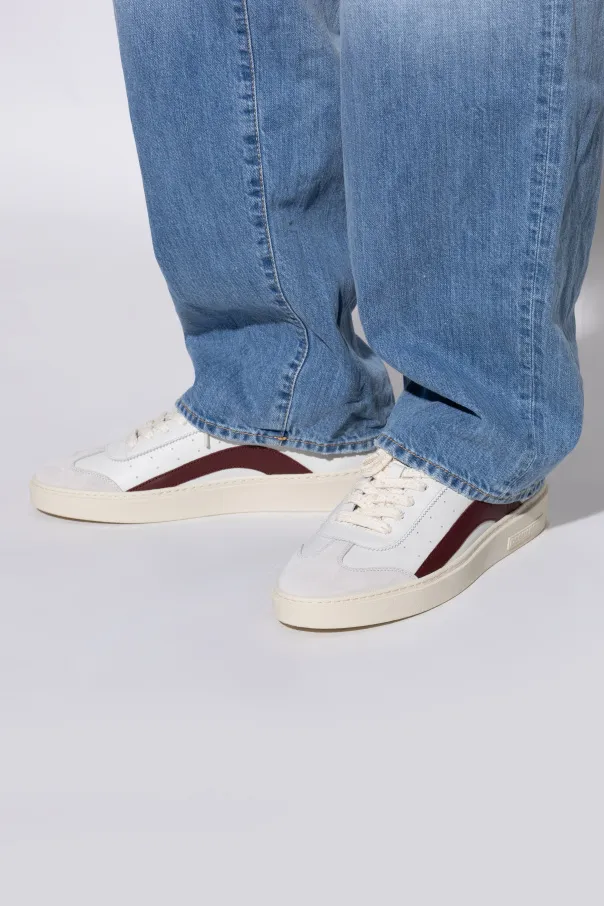 Logo Patch Lace Up Sneakers