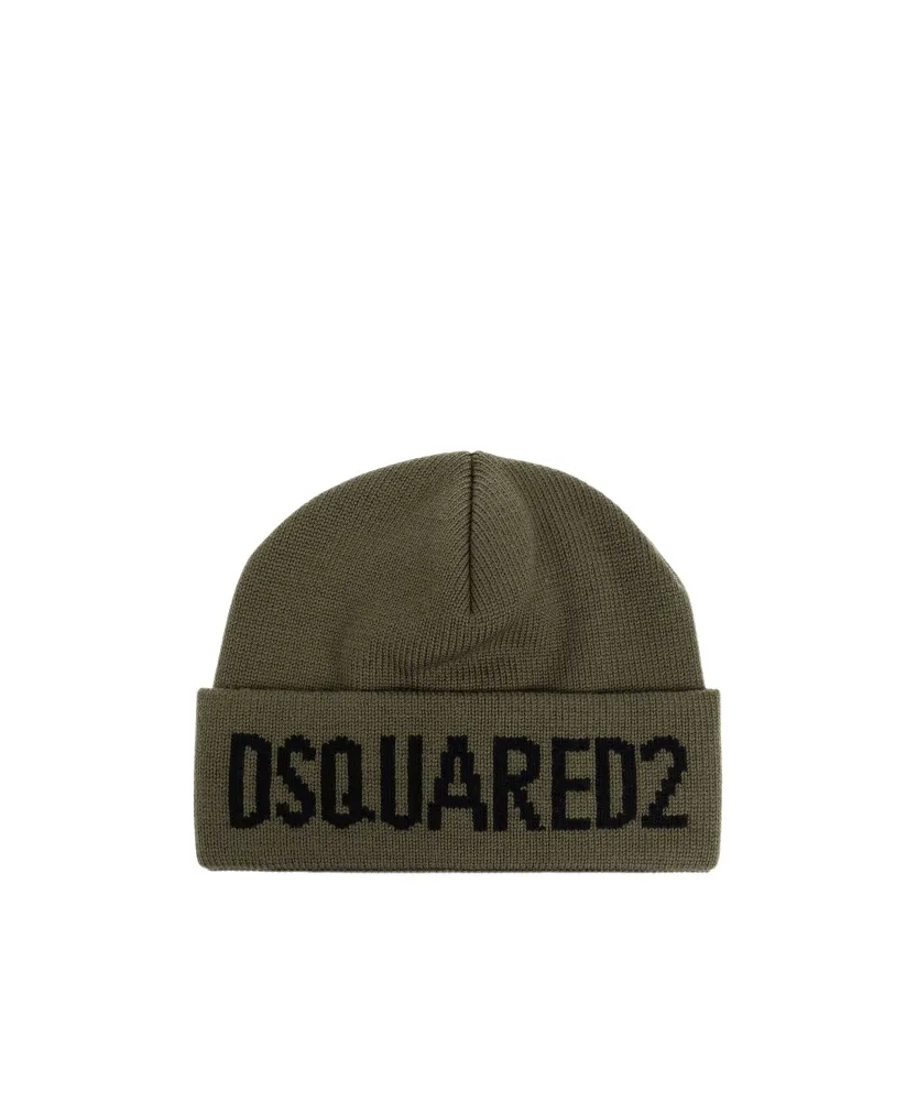 Logo-Intarsia Beanie