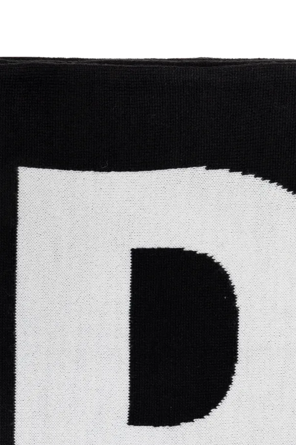 Logo Intarsia Scarf