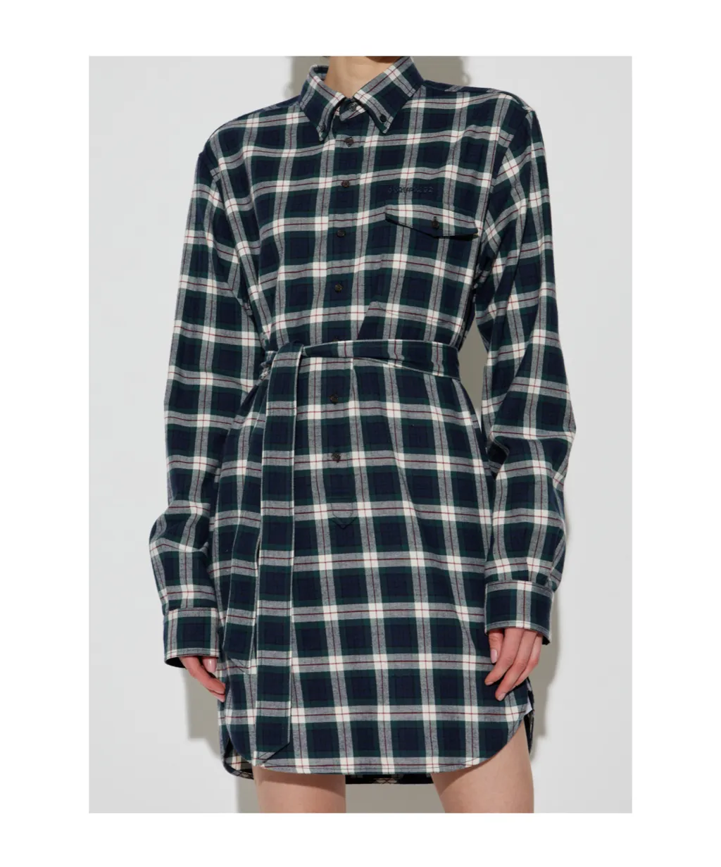 Check Pattern Dress