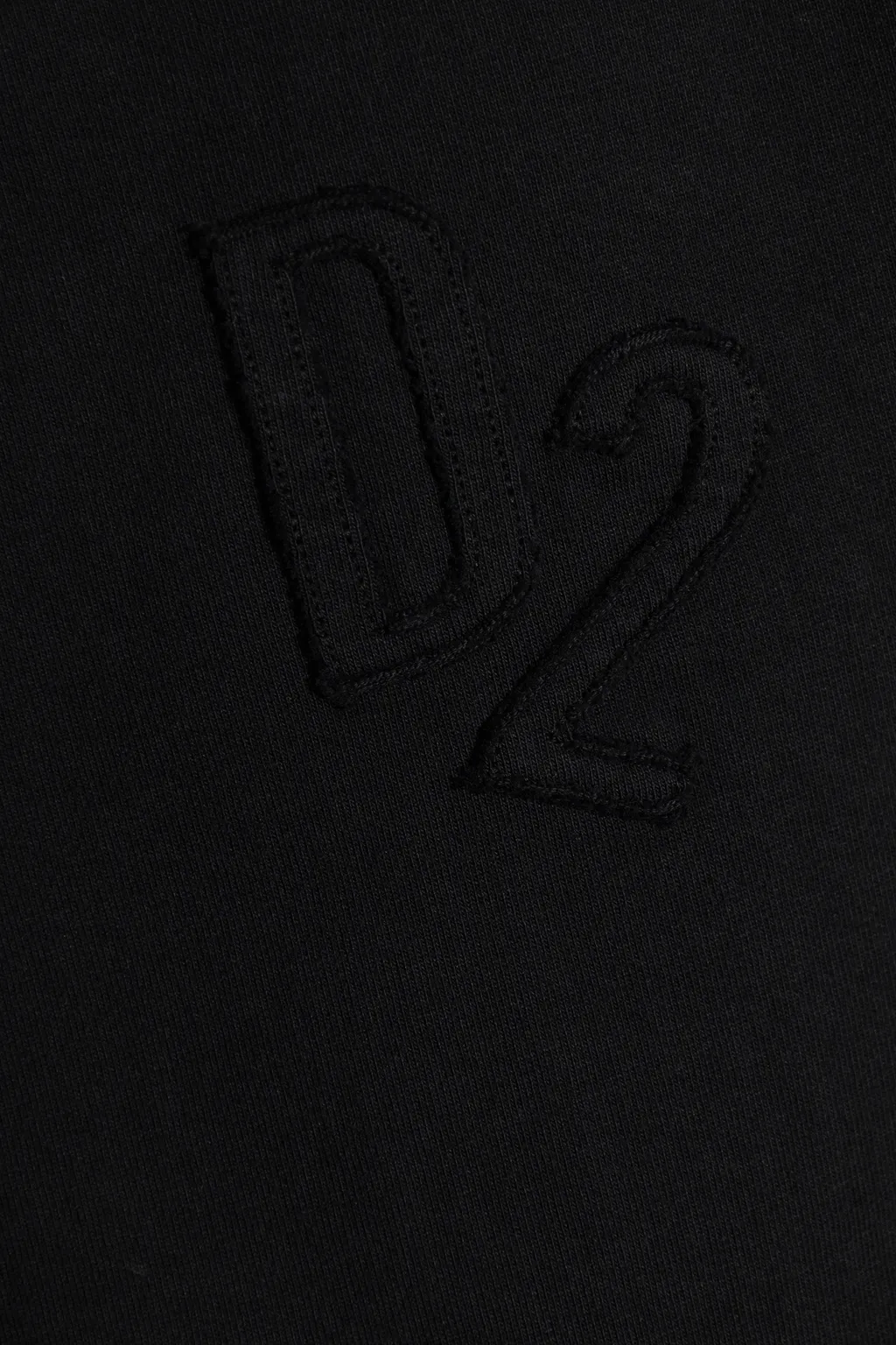 D2 Logo Embroidered Crewneck T-Shirt