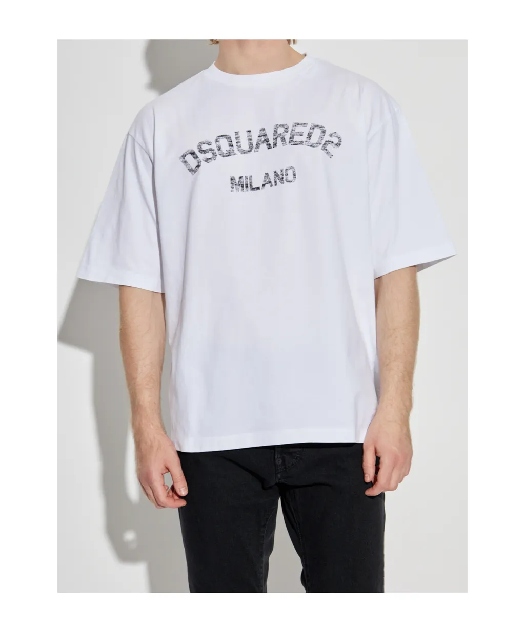 Logo Printed Crewneck T-Shirt