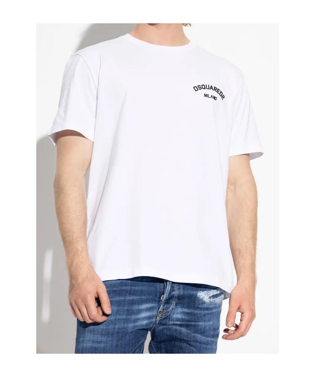 Logo Debossed Crewneck T-Shirt