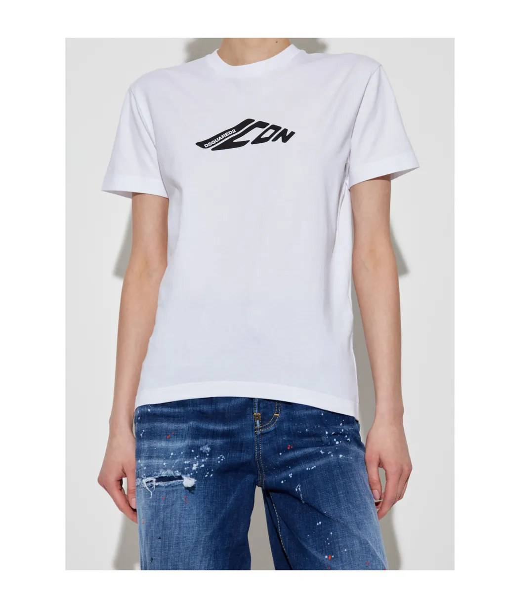 Logo Printed Crewneck T-Shirt