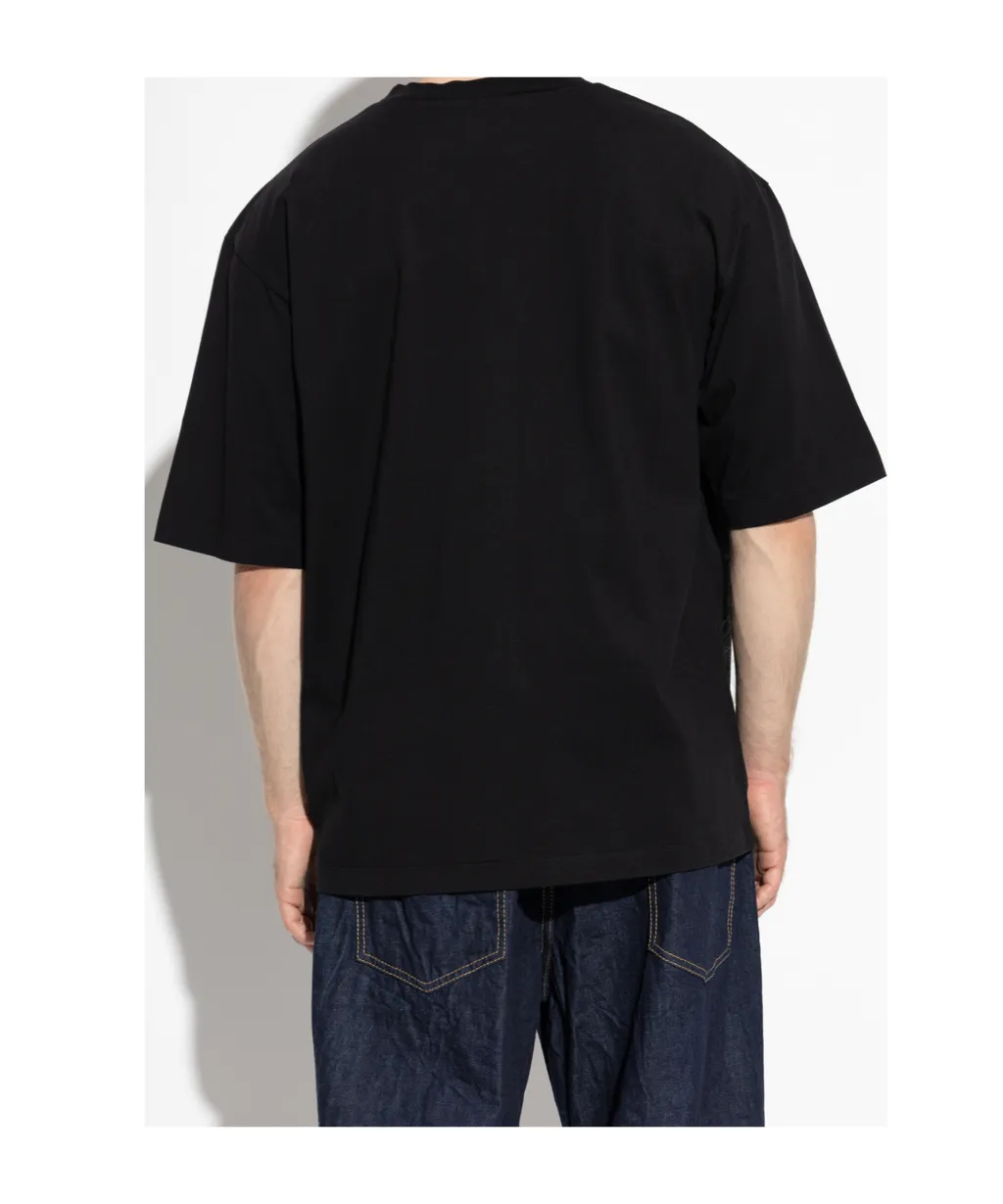 Icon Logo Printed Crewneck T-Shirt