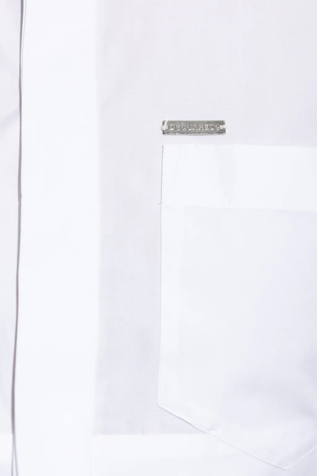 Pocket Detailed Cropped Shirt