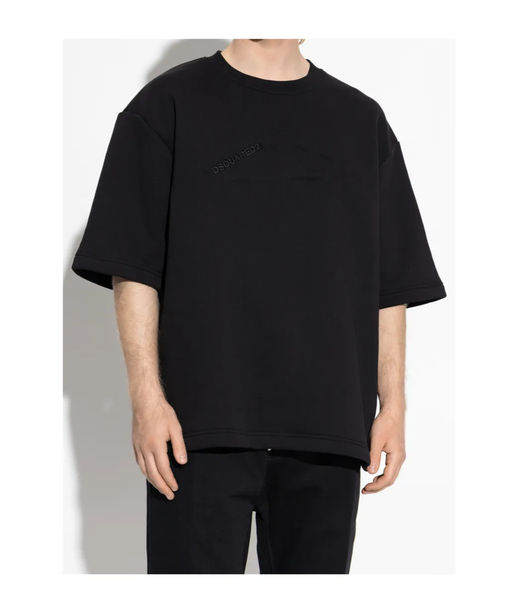 Logo Embroidered Crewneck T-Shirt