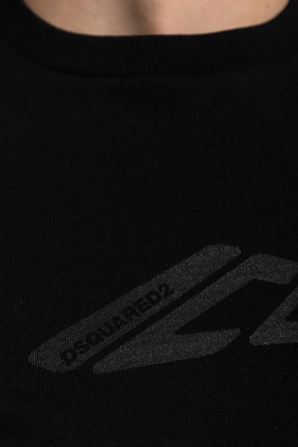 Cropped Crewneck T-Shirt