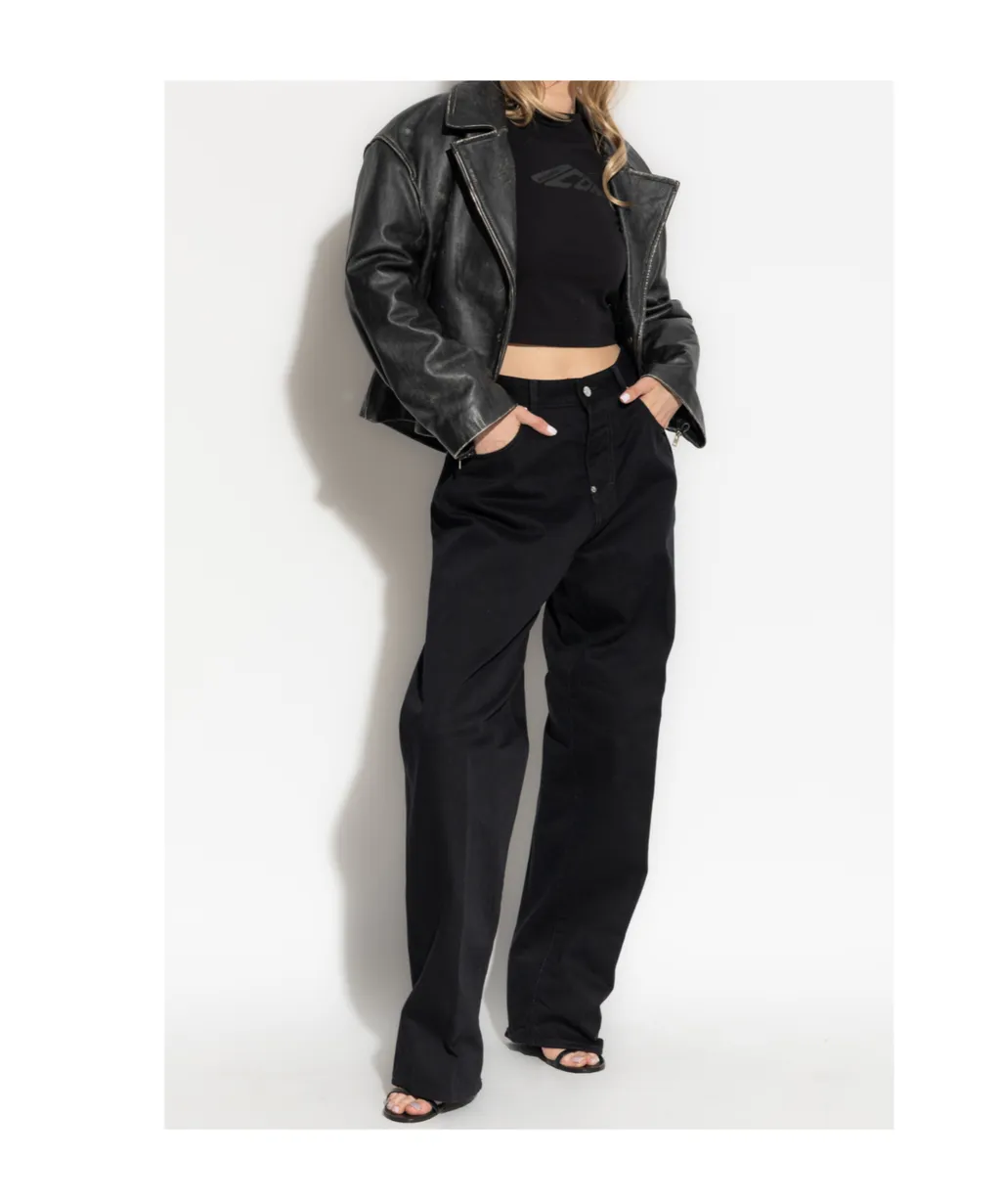 Cropped Crewneck T-Shirt
