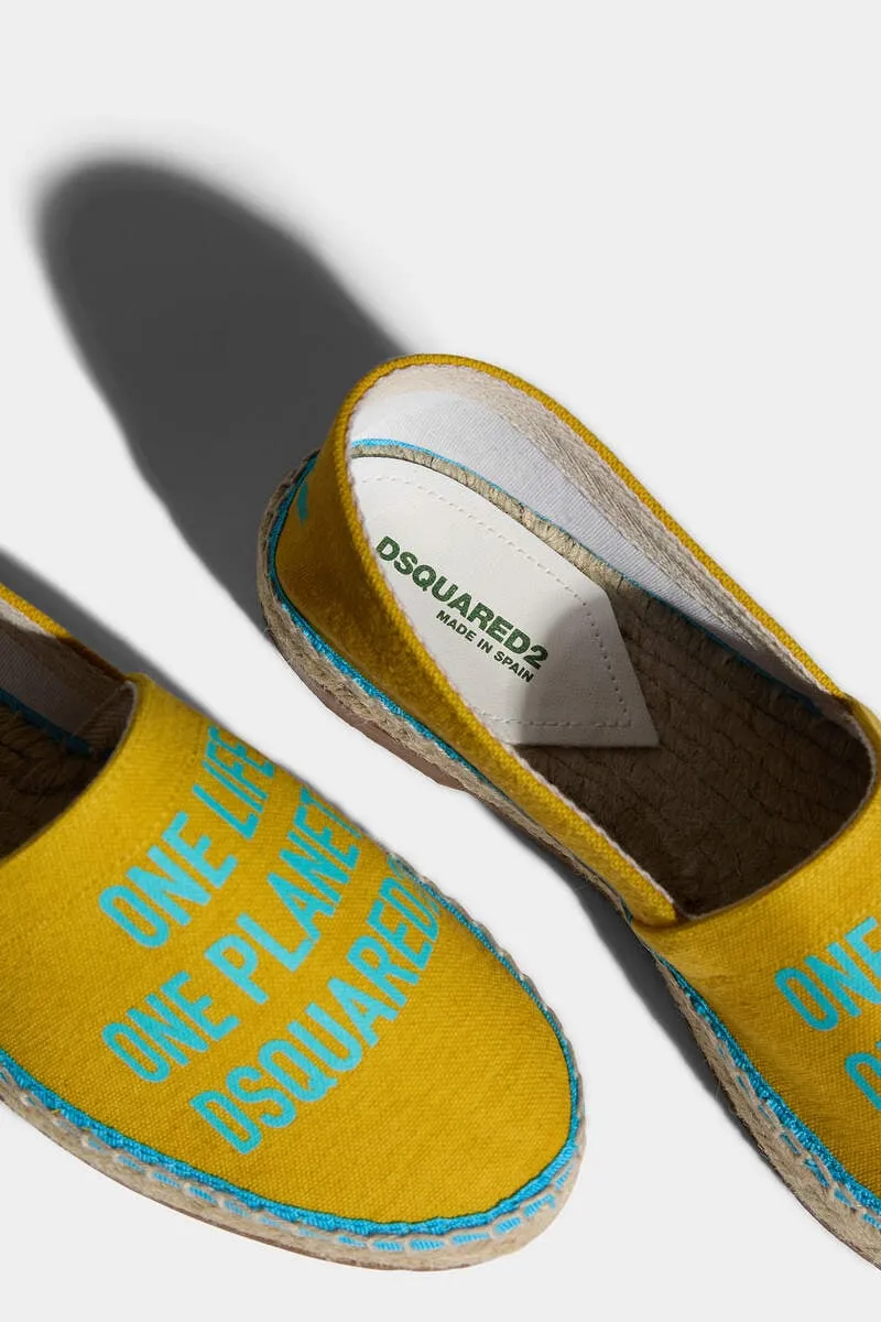 Logo Printed Espadrilles