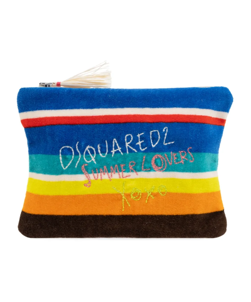 Striped Clutch