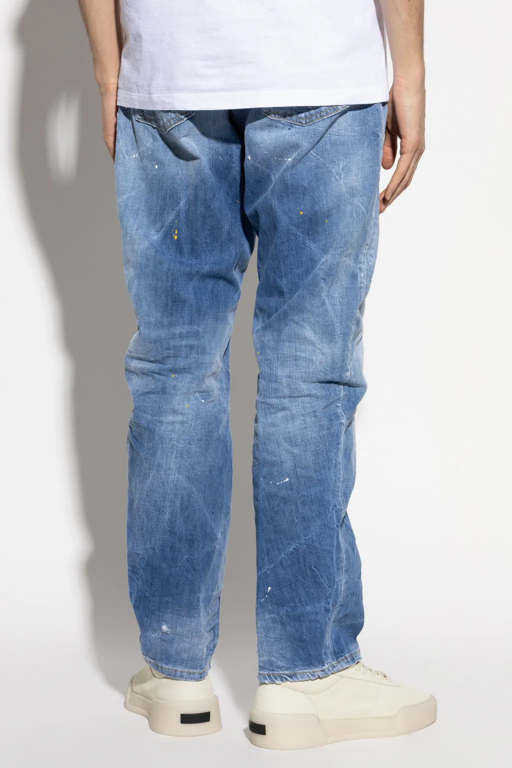 Be Cool Be Nice Wash Loose Jeans