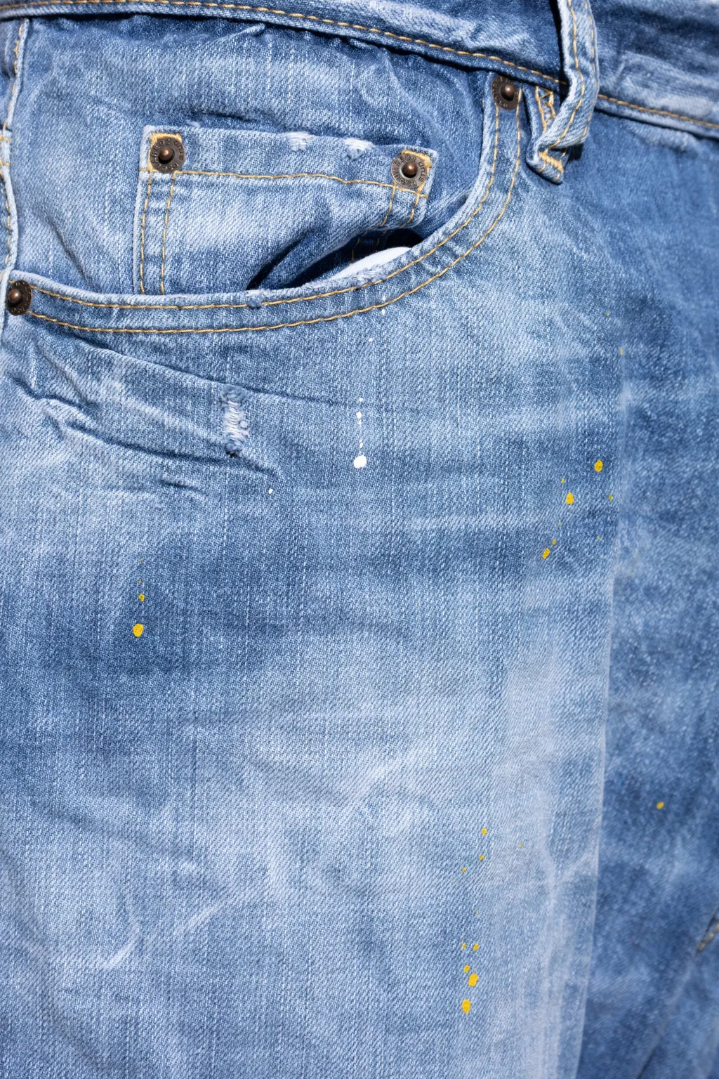 Be Cool Be Nice Wash Loose Jeans
