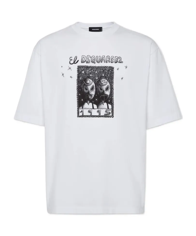 Wash Loose Fit Cartoon T-Shirt