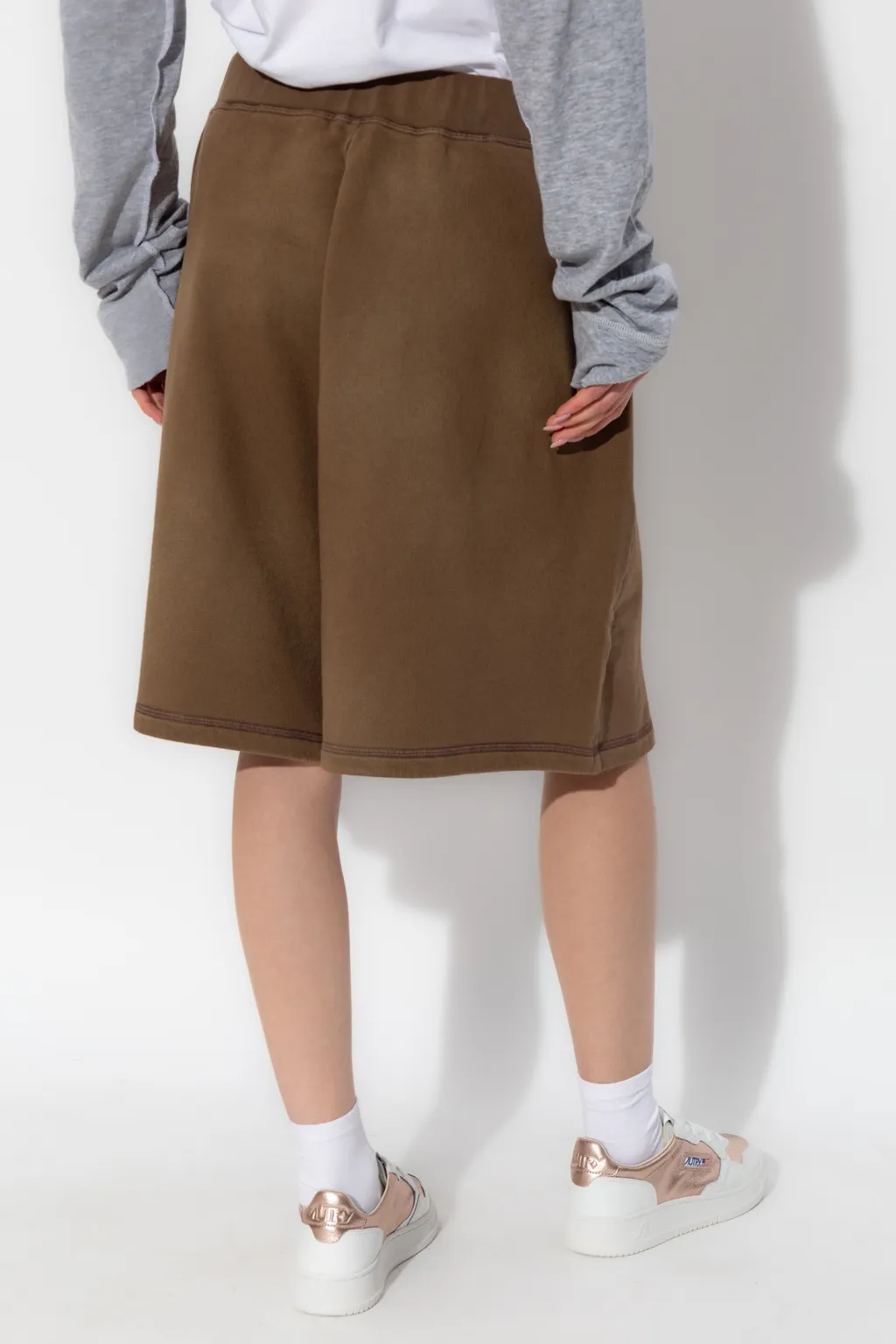 Logo-Printed Elasticated Waistband Shorts