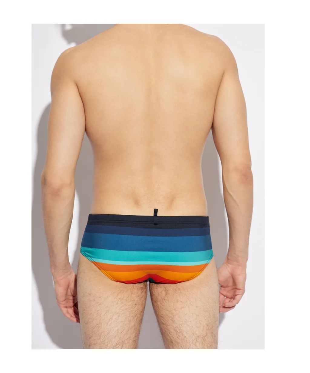 Elastic Waist Swimming Trunks