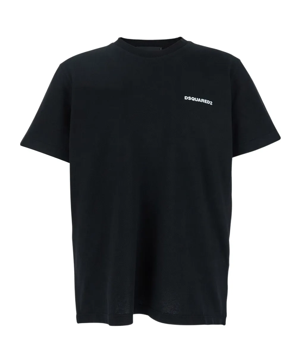 Rubberised Logo-Print Crewneck T-Shirt