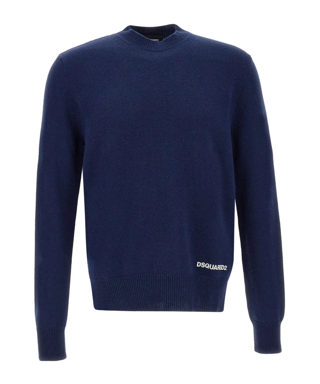 Logo Embroidered Crewneck Jumper